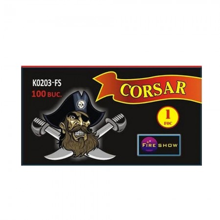Petarde Corsar 1 foc - Set 100 bucăți - Tip produs: P1 | Emițător de sunet